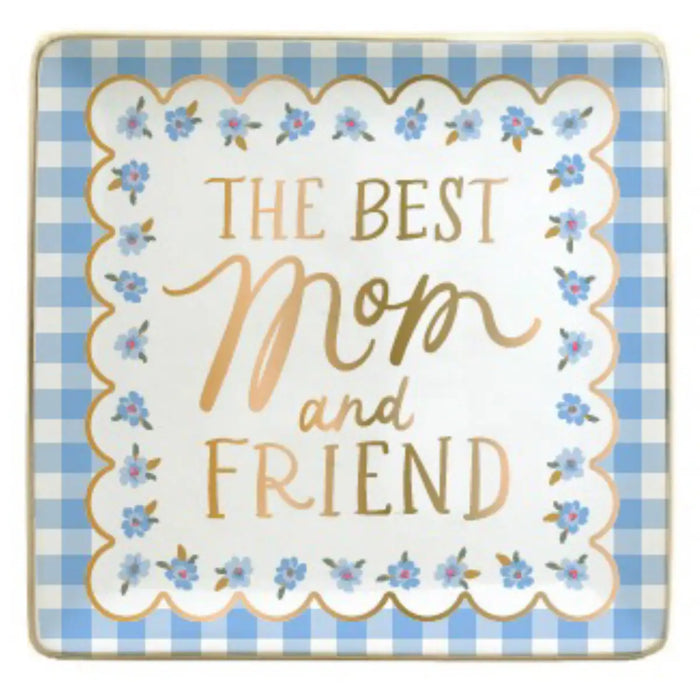 Ceramic Trinket Tray Best Mom and Friend