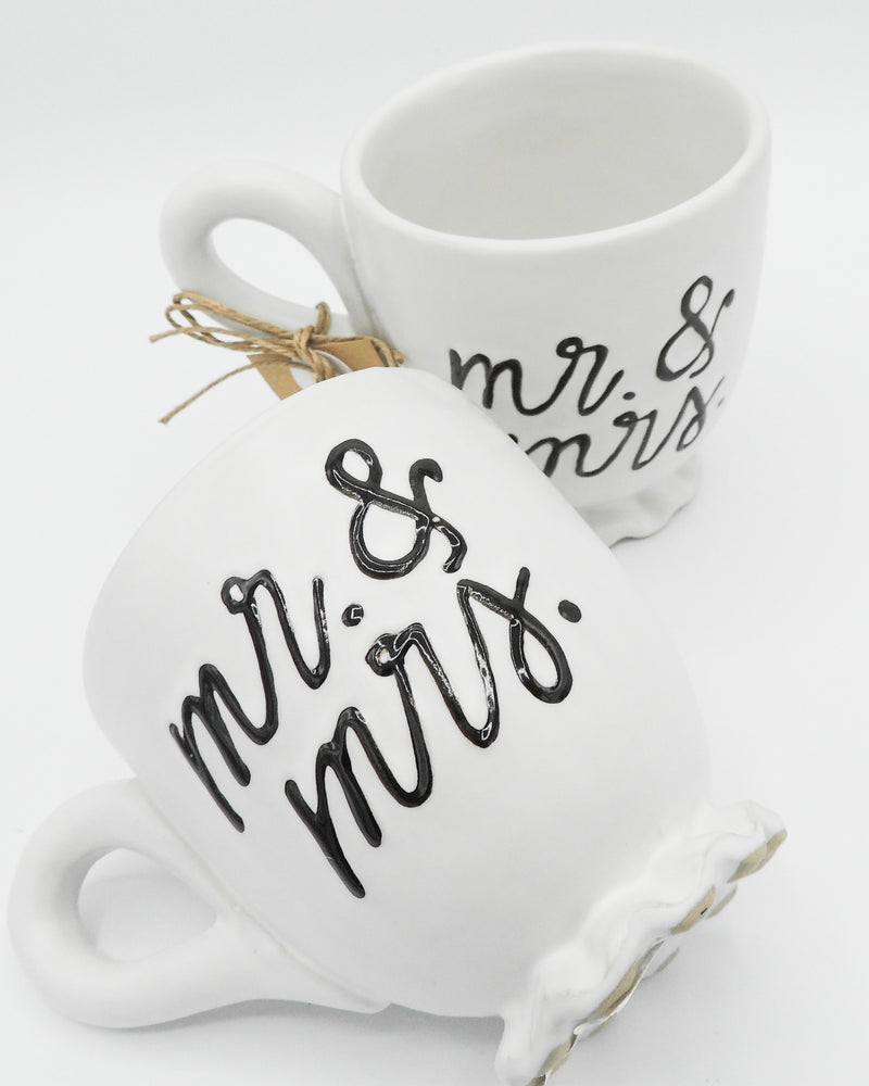 Mr. and Mrs. Wedding Mug