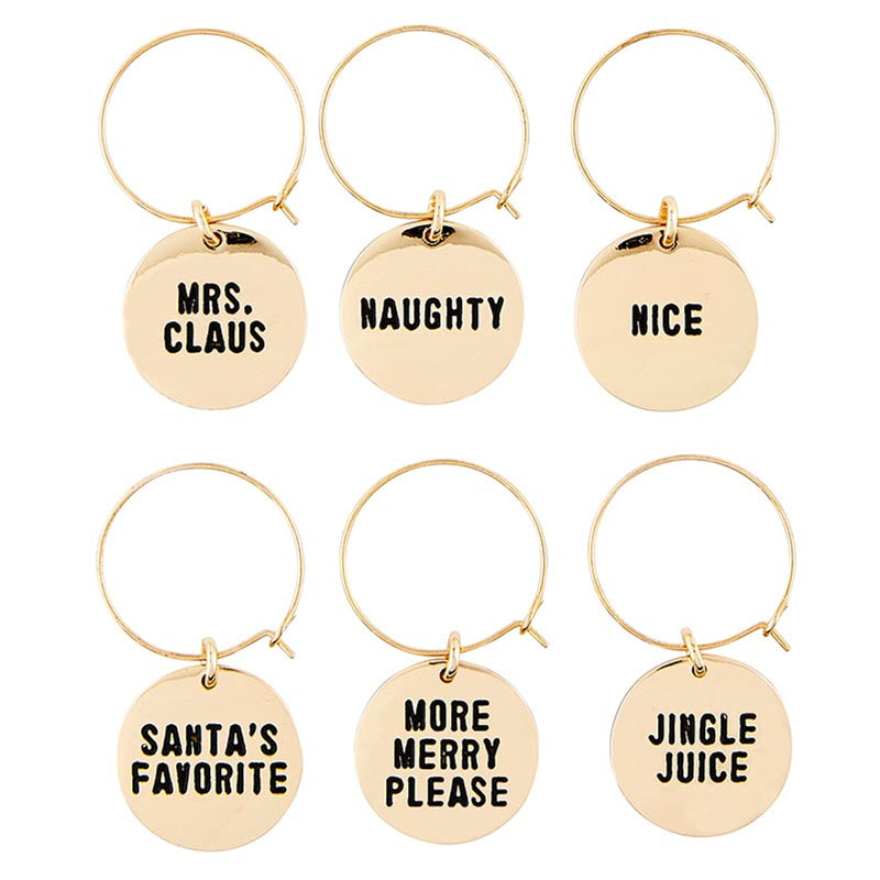 Holiday Wine Charms