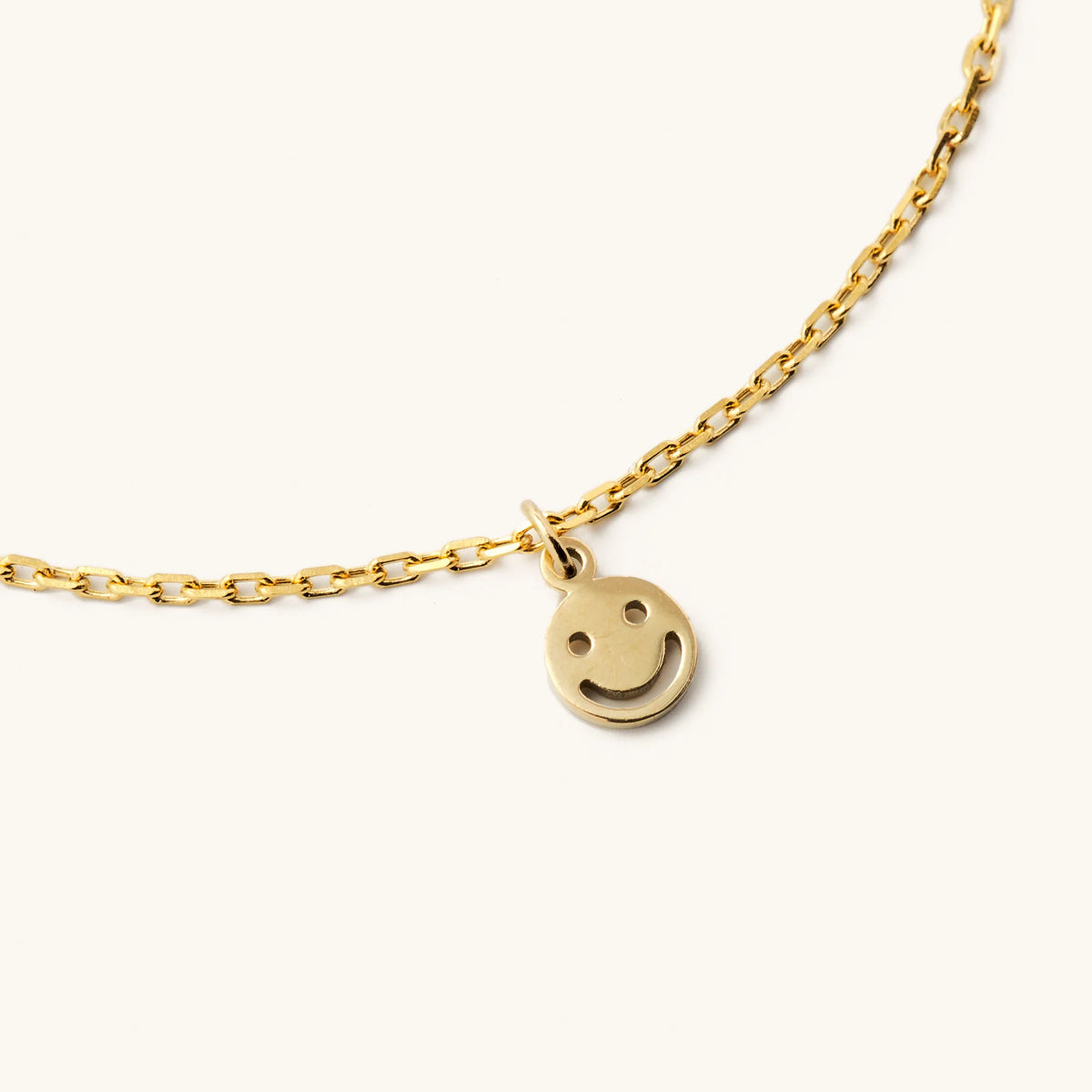 Mini Smiley Face Necklace Waterpoof