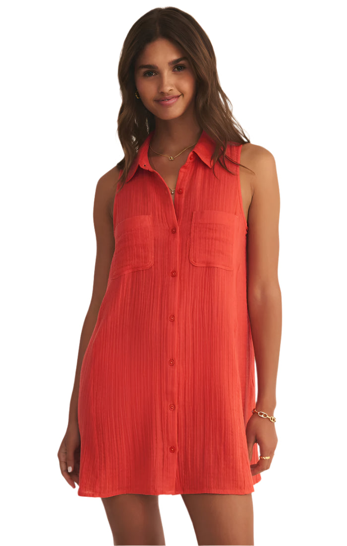 Light Mini Dress Cabana Red