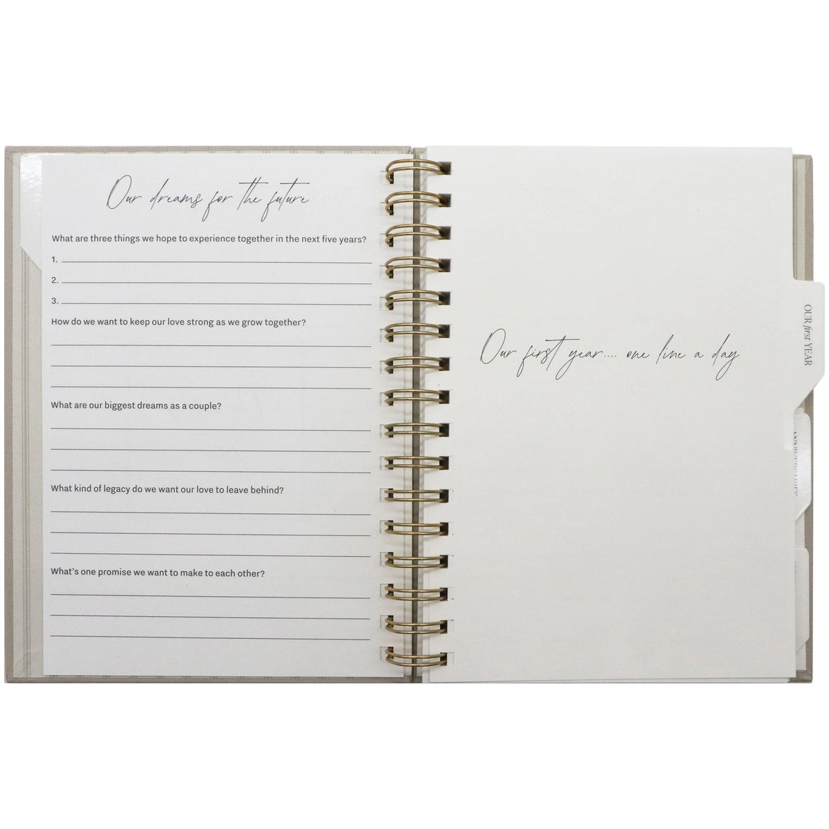 Newlywed One Line A Day Journal