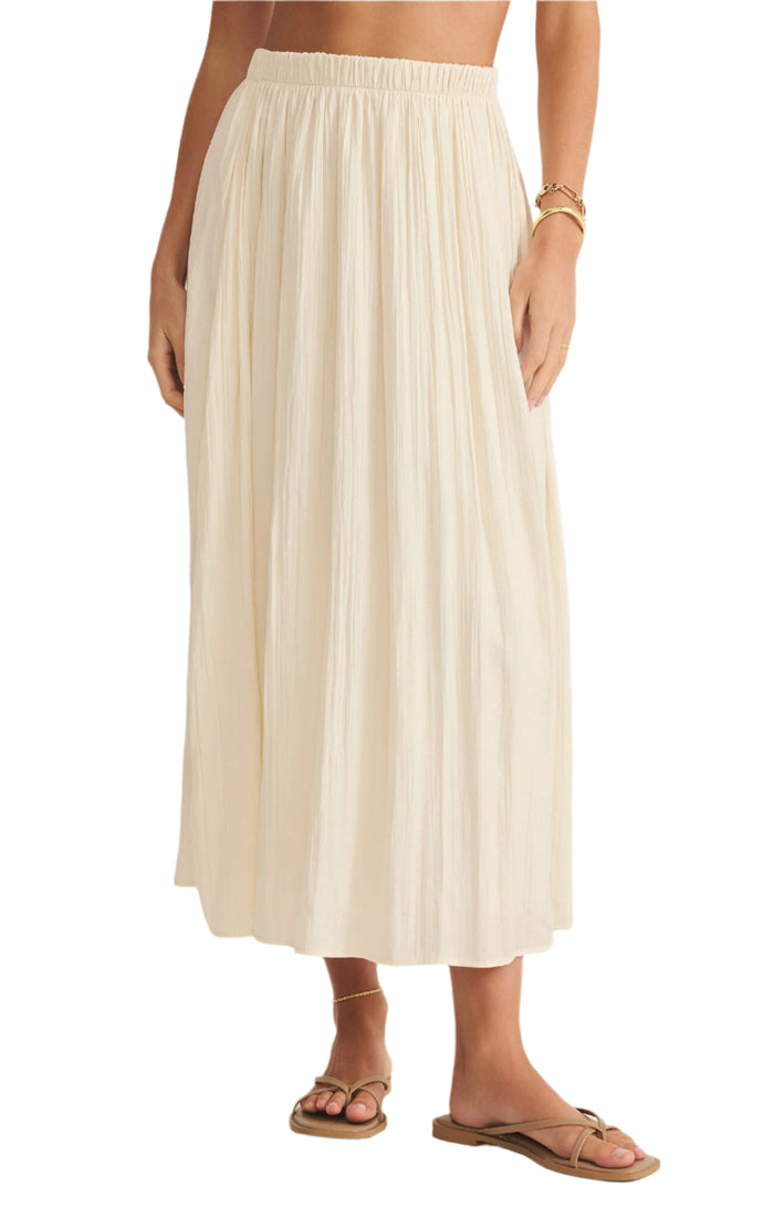Nicoline Crinkle Midi Skirt