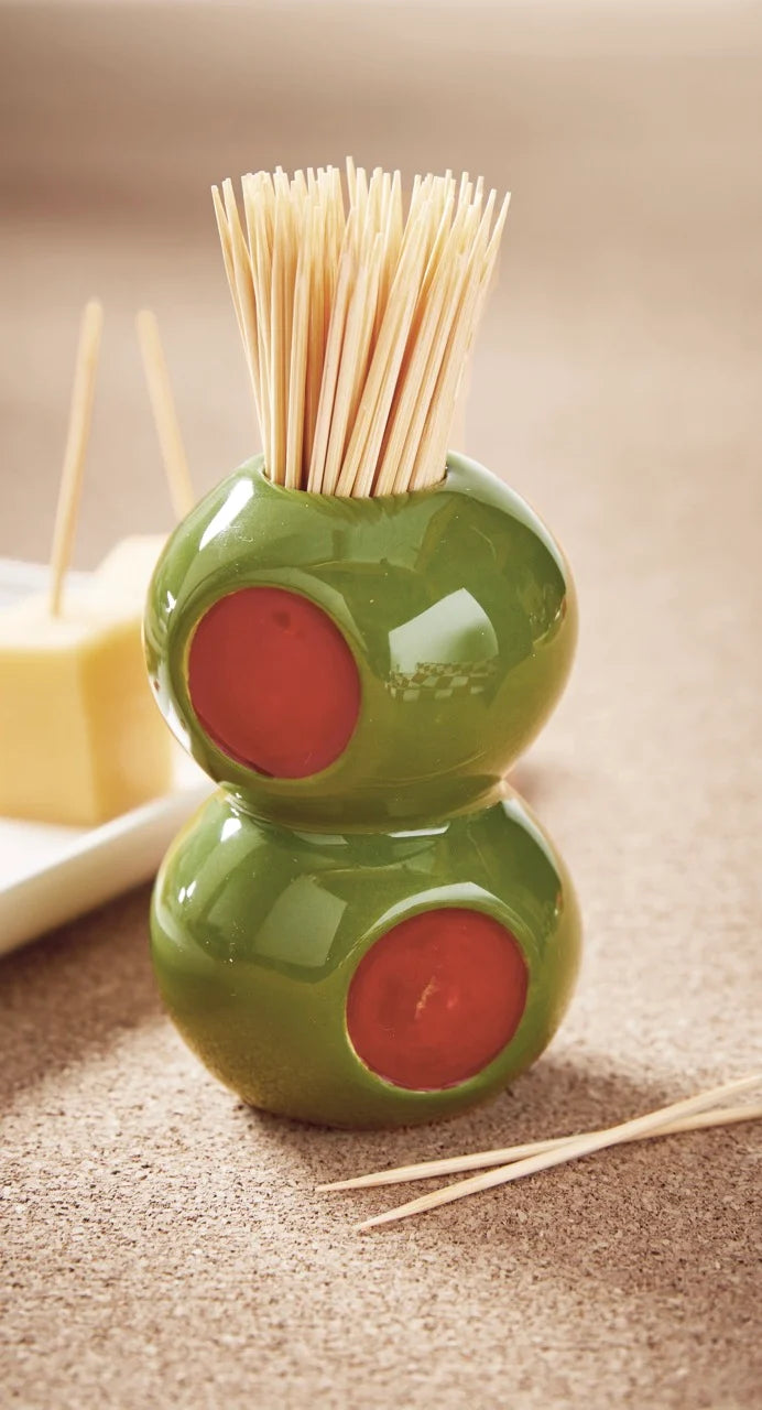 Olive Toothpick Holder