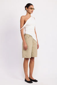 Asymmetric Shoulder Tunic Top
