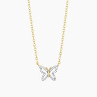 Open Wings Pendant Necklace