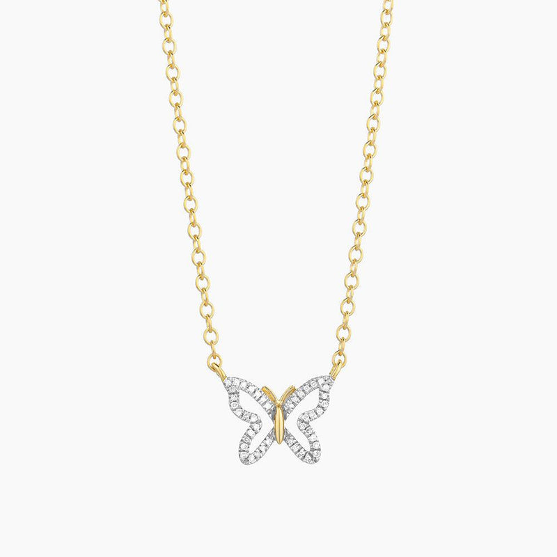 Open Wings Pendant Necklace