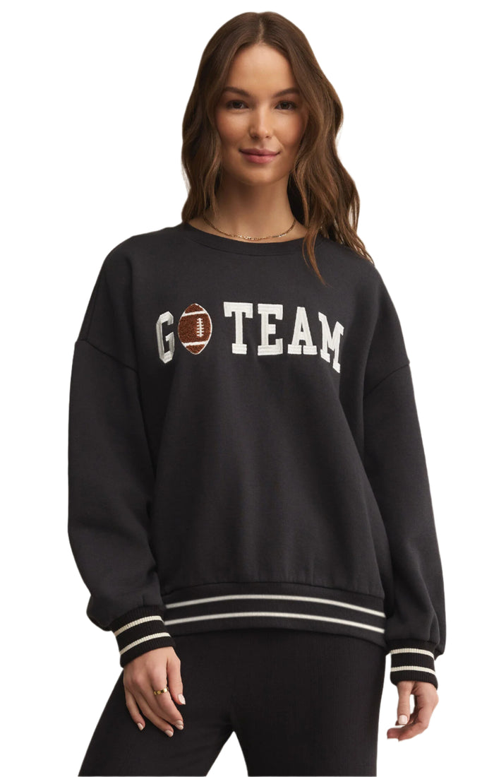 Oversized Go Team Sweatshirt
