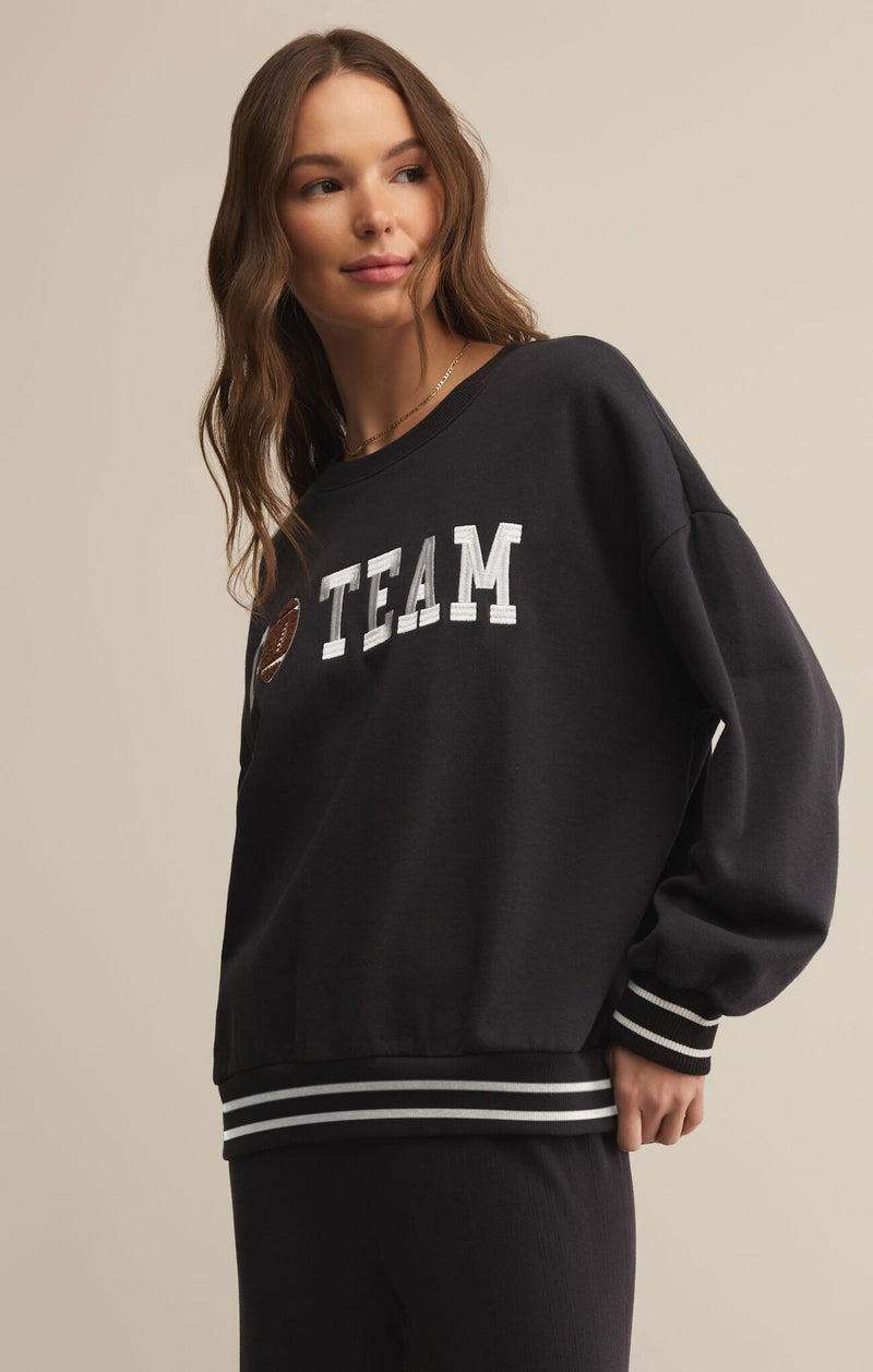 Oversized Go Team Sweatshirt