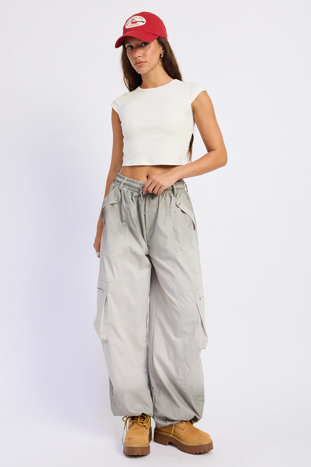 Garment Dye Parachute Pants