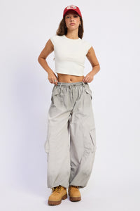 Garment Dye Parachute Pants