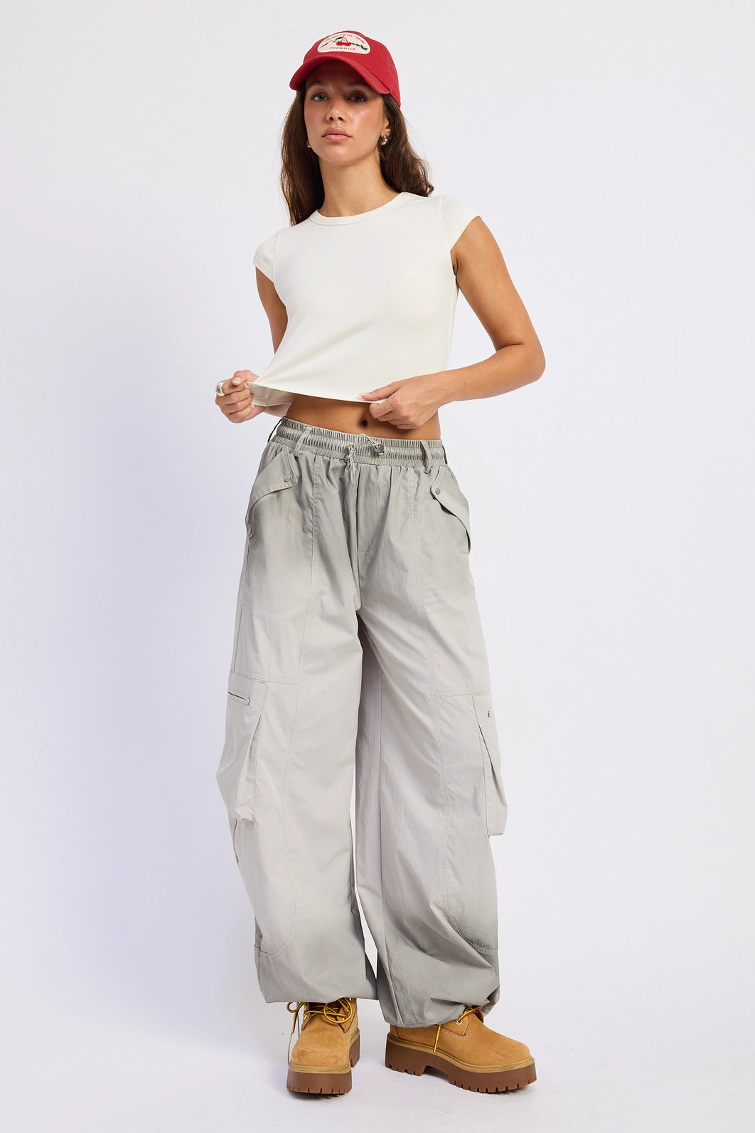 Garment Dye Parachute Pants