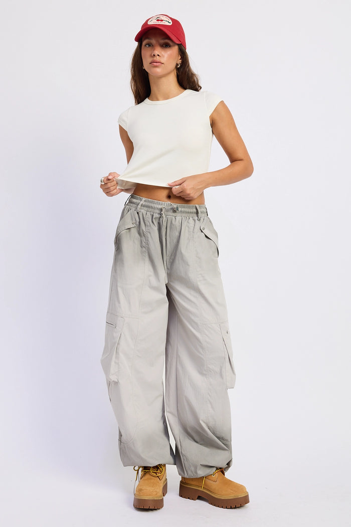 Garment Dye Parachute Pants