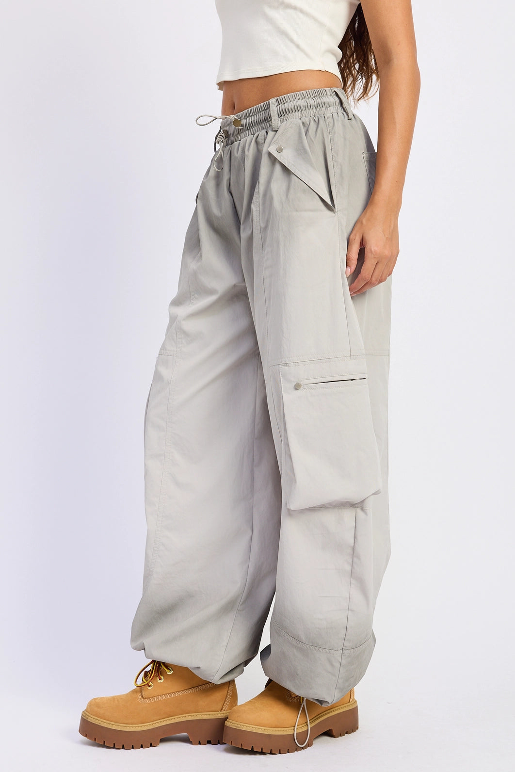 Garment Dye Parachute Pants