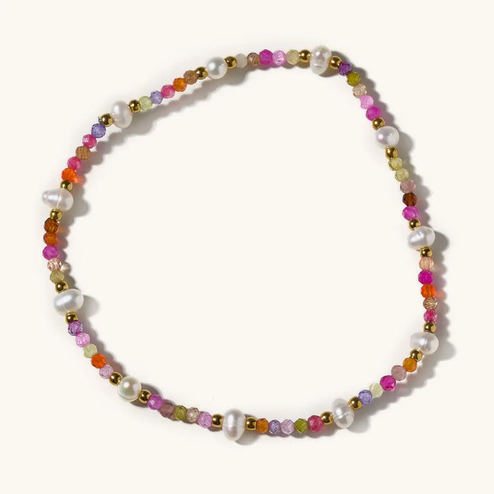 Stainless Steel Penelope Pearl Bracelet