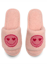 Pink Happy Slide Slipper