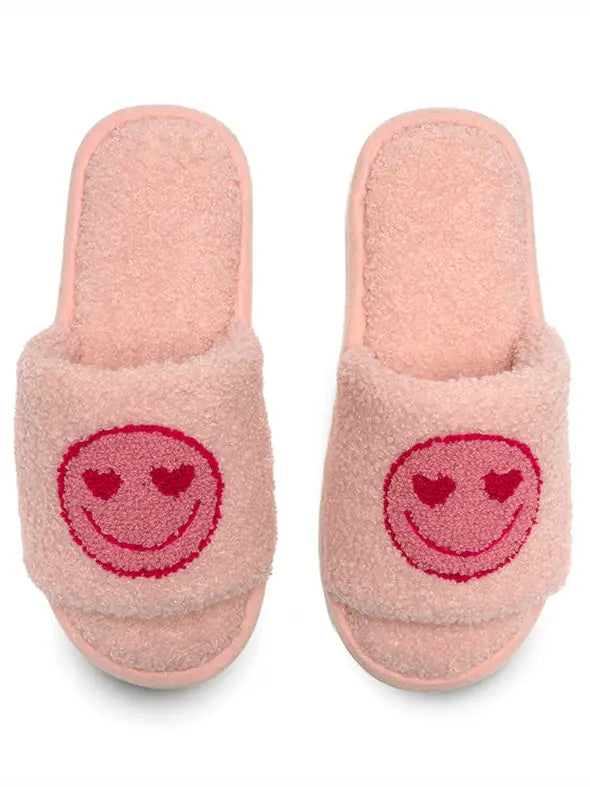 Pink Happy Slide Slipper