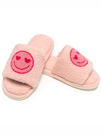 Pink Happy Slide Slipper