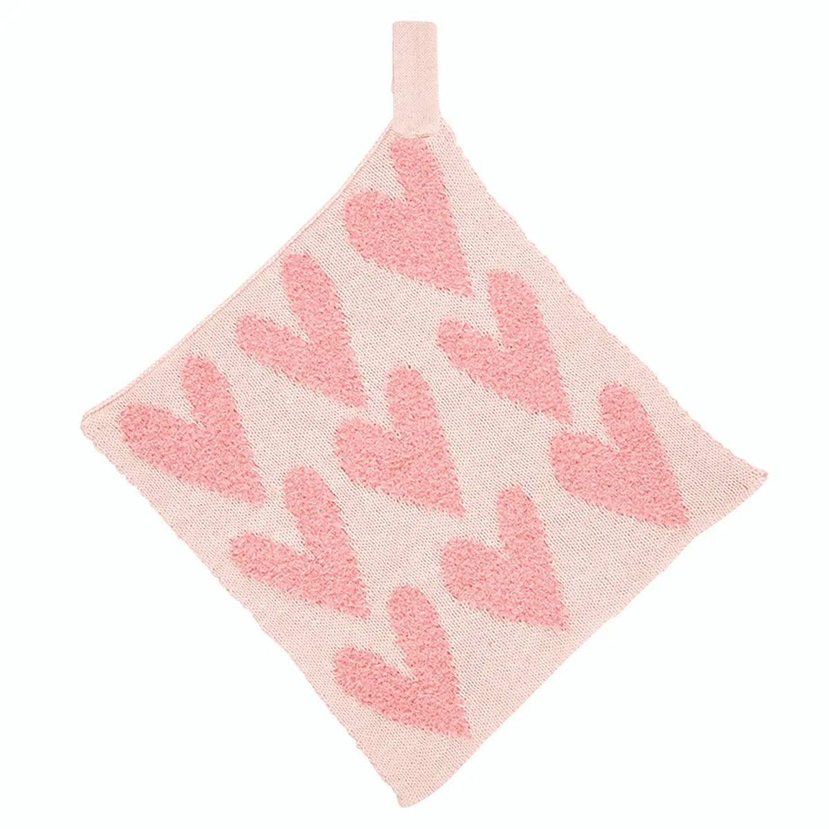 Plush Pacifier Blankie - Hearts