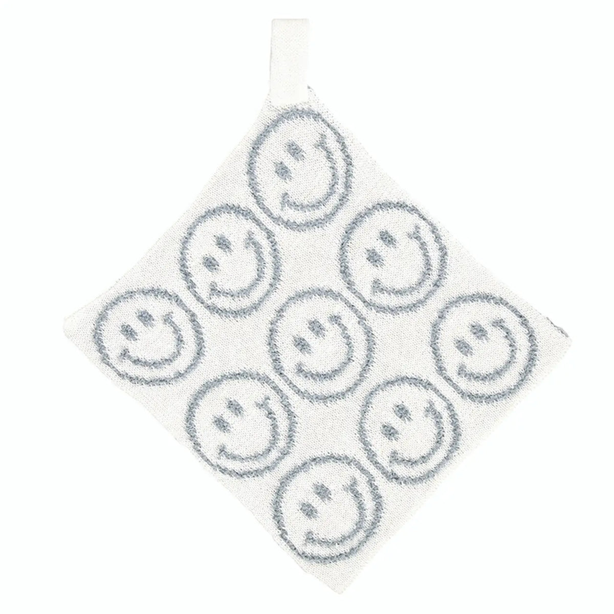 Plush Pacifier Blankie - Smiley Faces