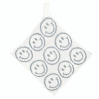 Plush Pacifier Blankie - Smiley Faces