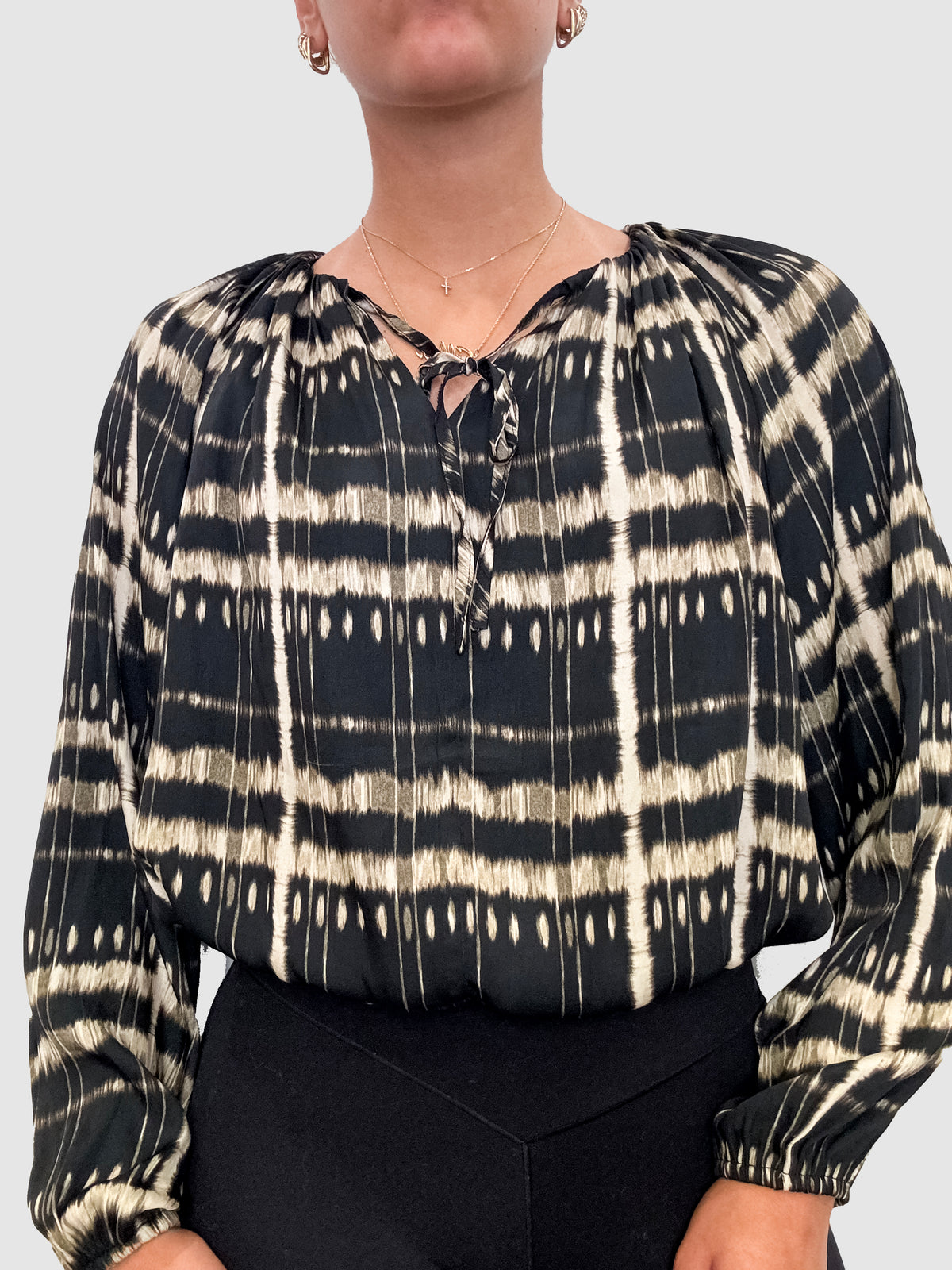 Printed Voluminous Blouse