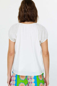 Puff Sleeve Button Down Blouse