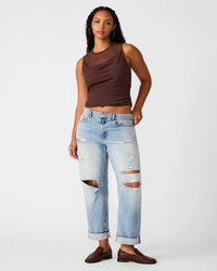 Roman Knit Top Walnut
