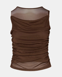 Roman Knit Top Walnut