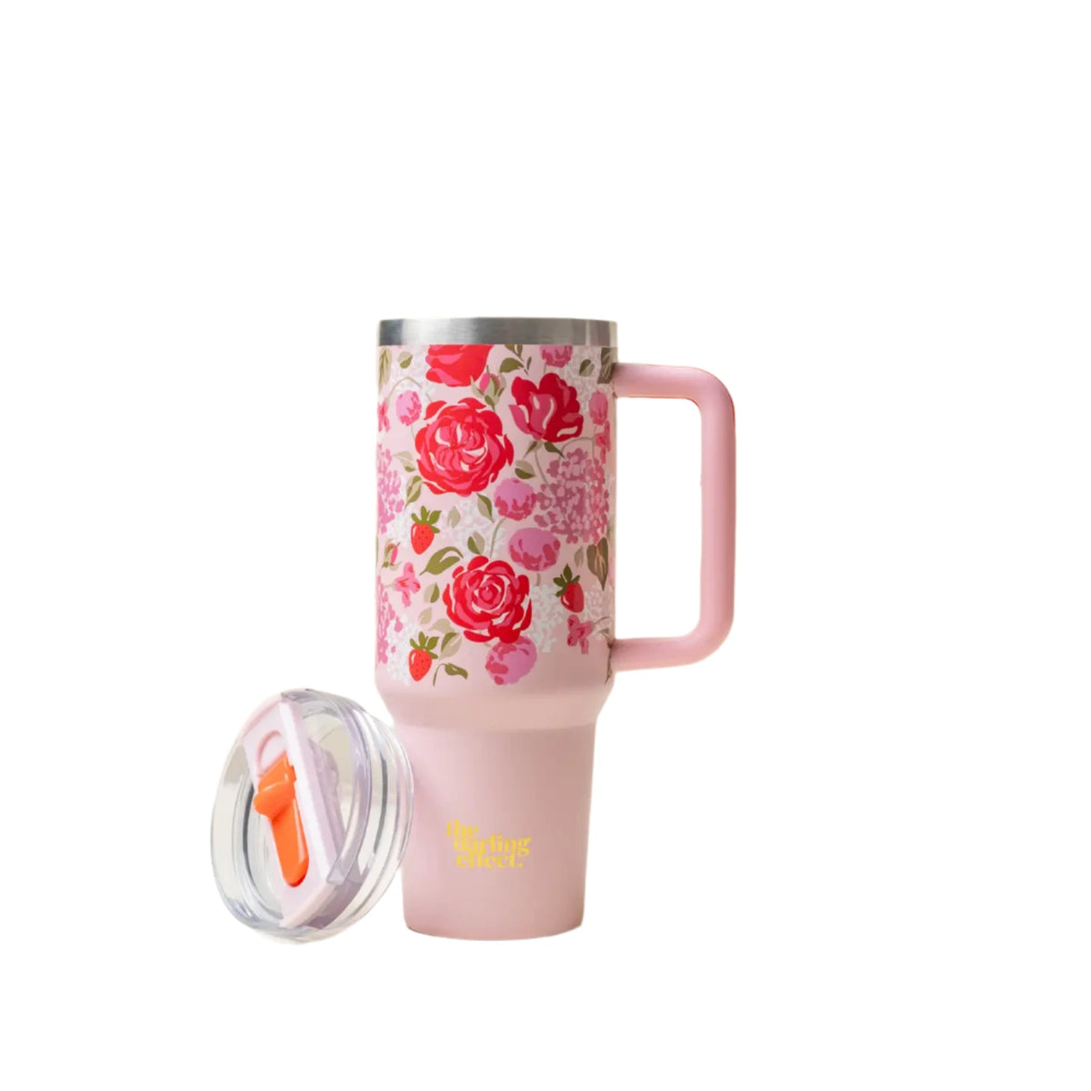 40 oz Lifestyle Flip Straw Tumbler- Rose Garden