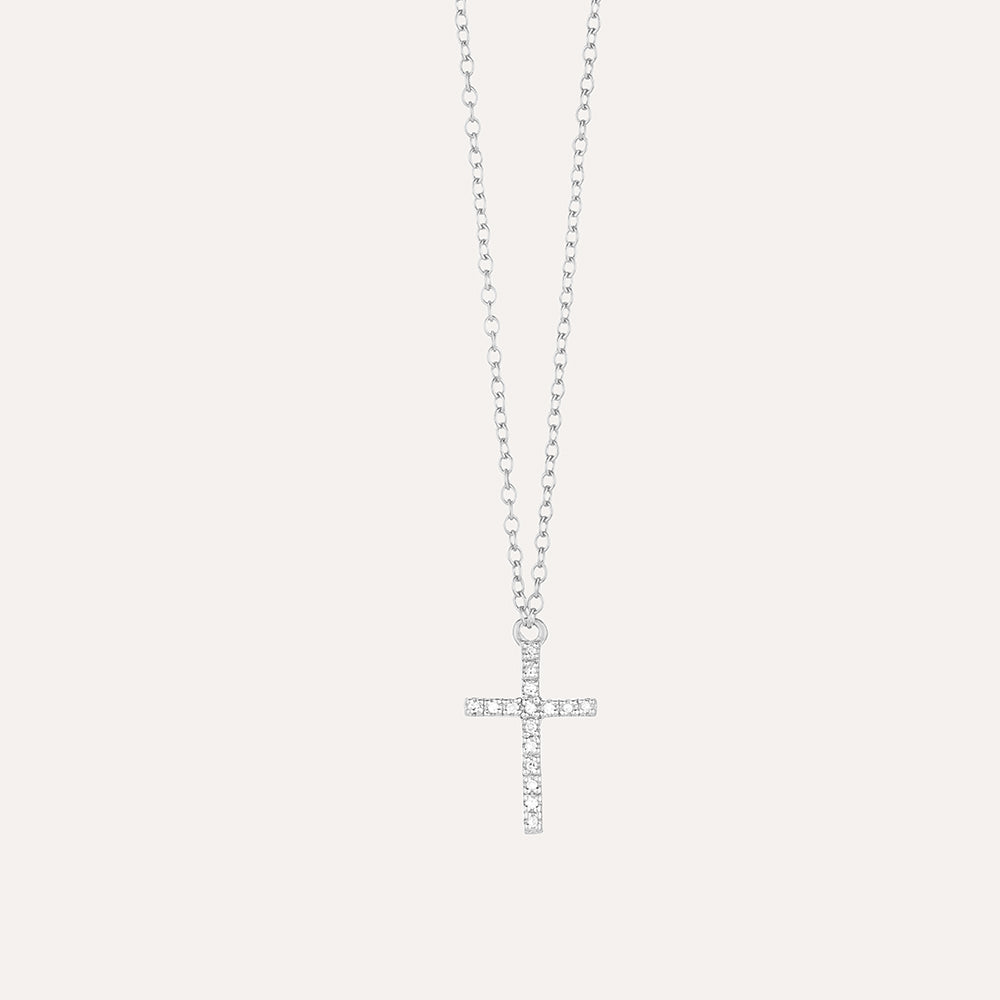 Believe Cross Pendant Necklace