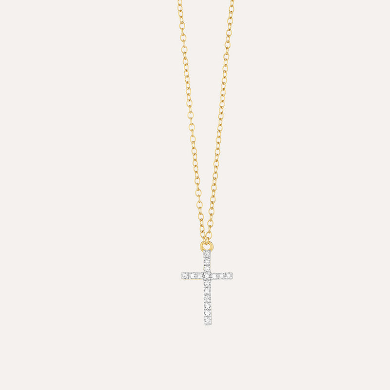 Believe Cross Pendant Necklace