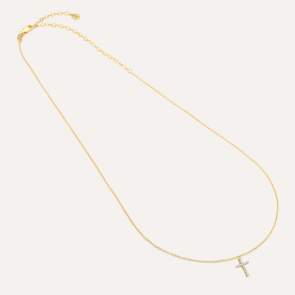 Believe Cross Pendant Necklace