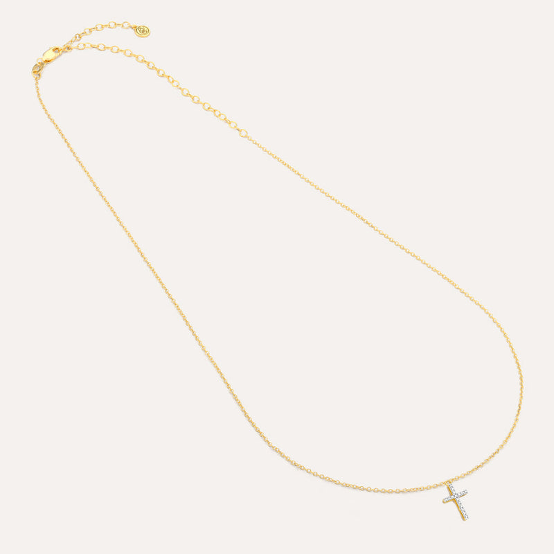 Believe Cross Pendant Necklace