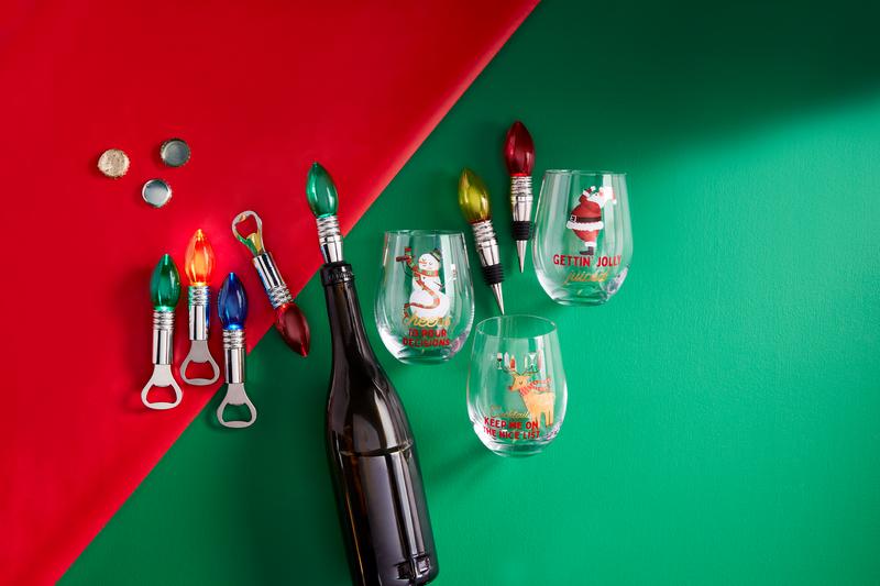 Glass & Light-Up Stopper Set