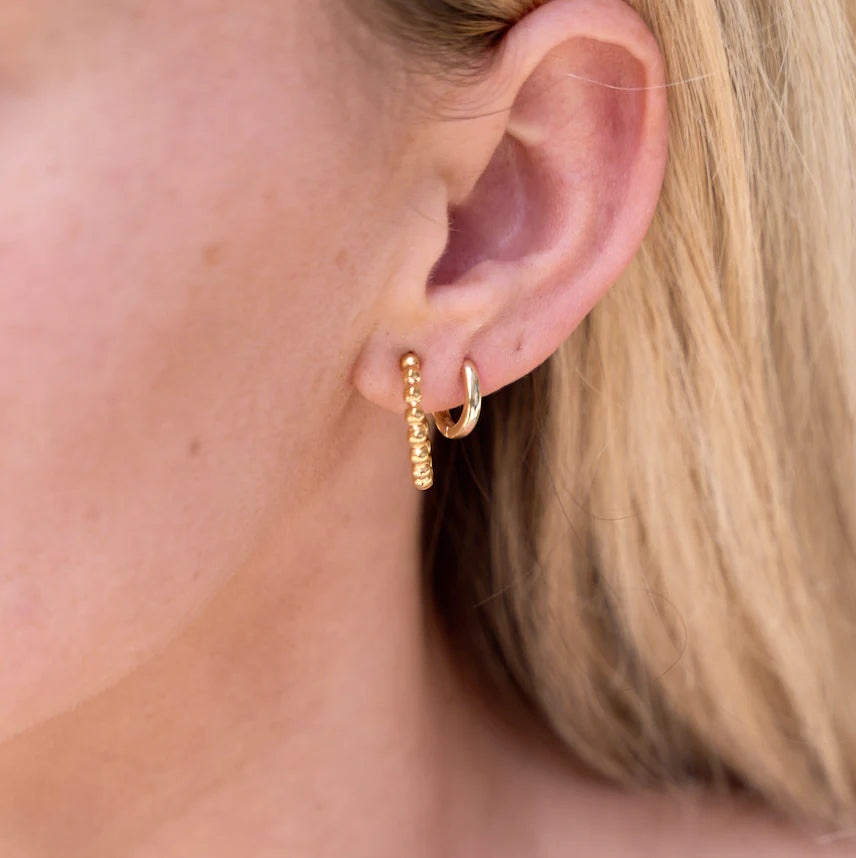 Serena Classic Gold Huggie earrings