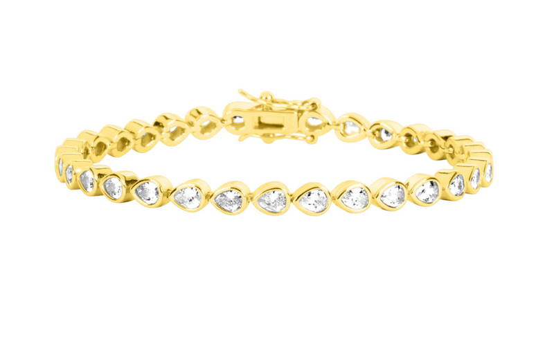 Lily Tennis Bracelet Gold