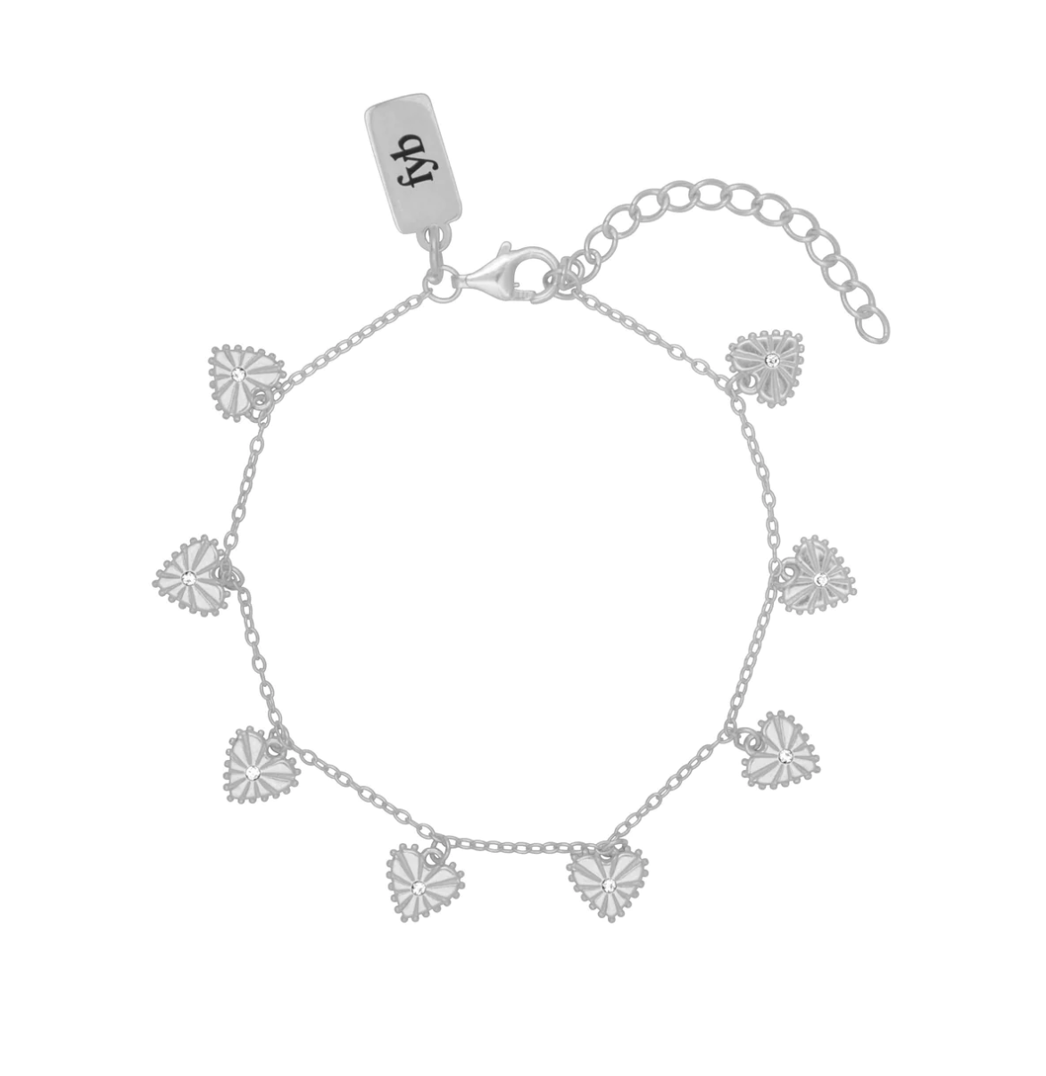 Heirloom Heart Bracelet Silver