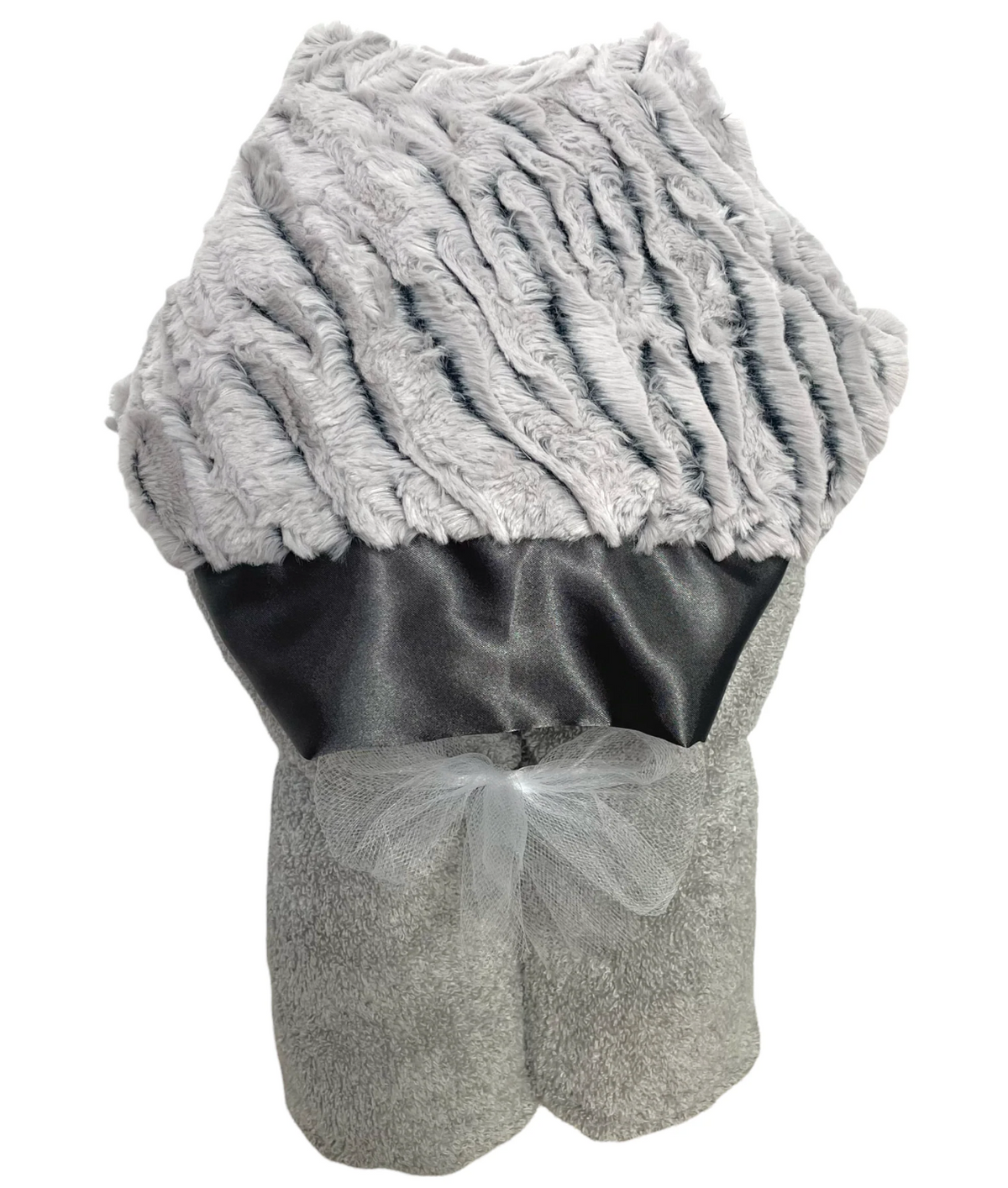 Hooded Towel Ziggy Grey