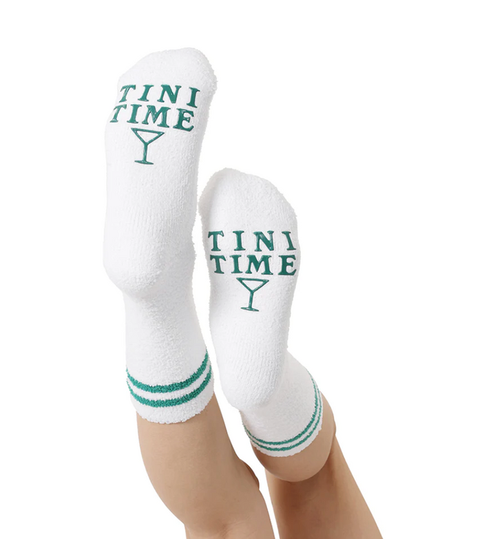 Tini Time Fuzzy Crew Socks