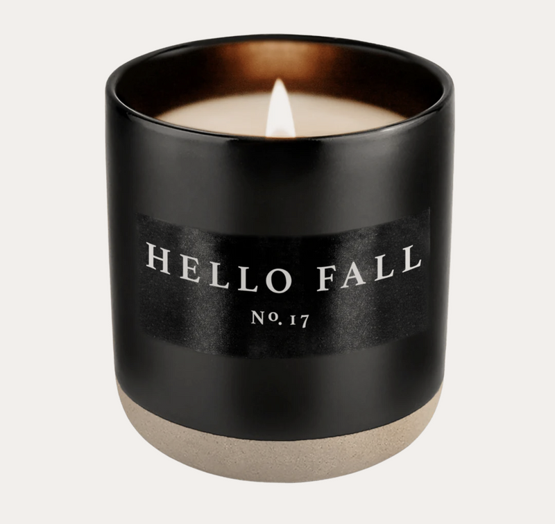 Hello Fall 12 oz Soy Candle