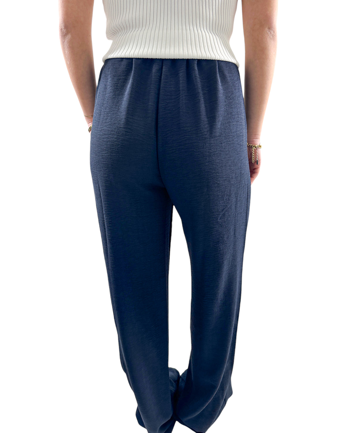 Serafina Drawstring Blue Pant