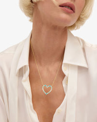 She's An Icon Ombre Heart Necklace