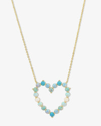 She's An Icon Ombre Heart Necklace