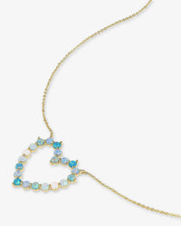 She's An Icon Ombre Heart Necklace