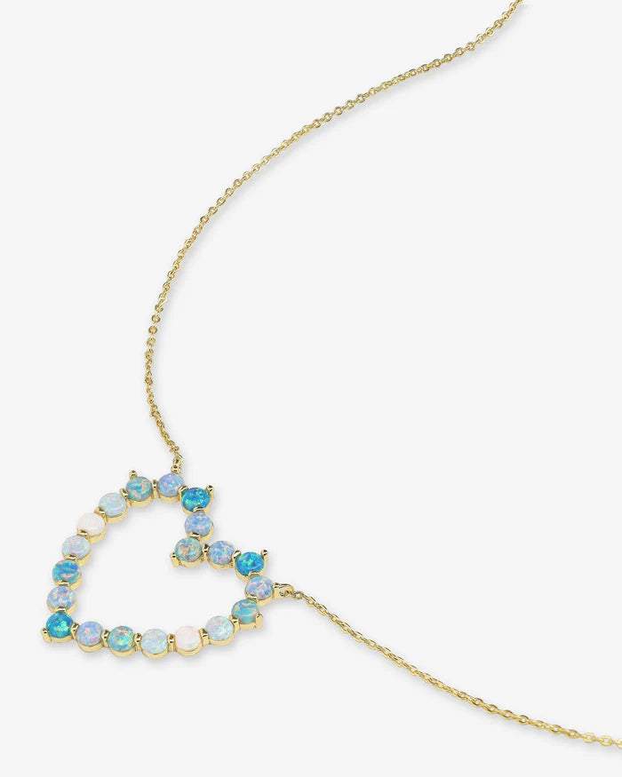 She's An Icon Ombre Heart Necklace