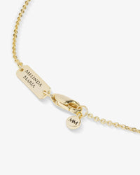 XL You Have My Whole Heart Pave Necklace in Gold