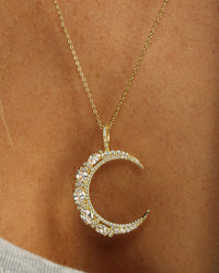 She's An Icon Moon Necklace