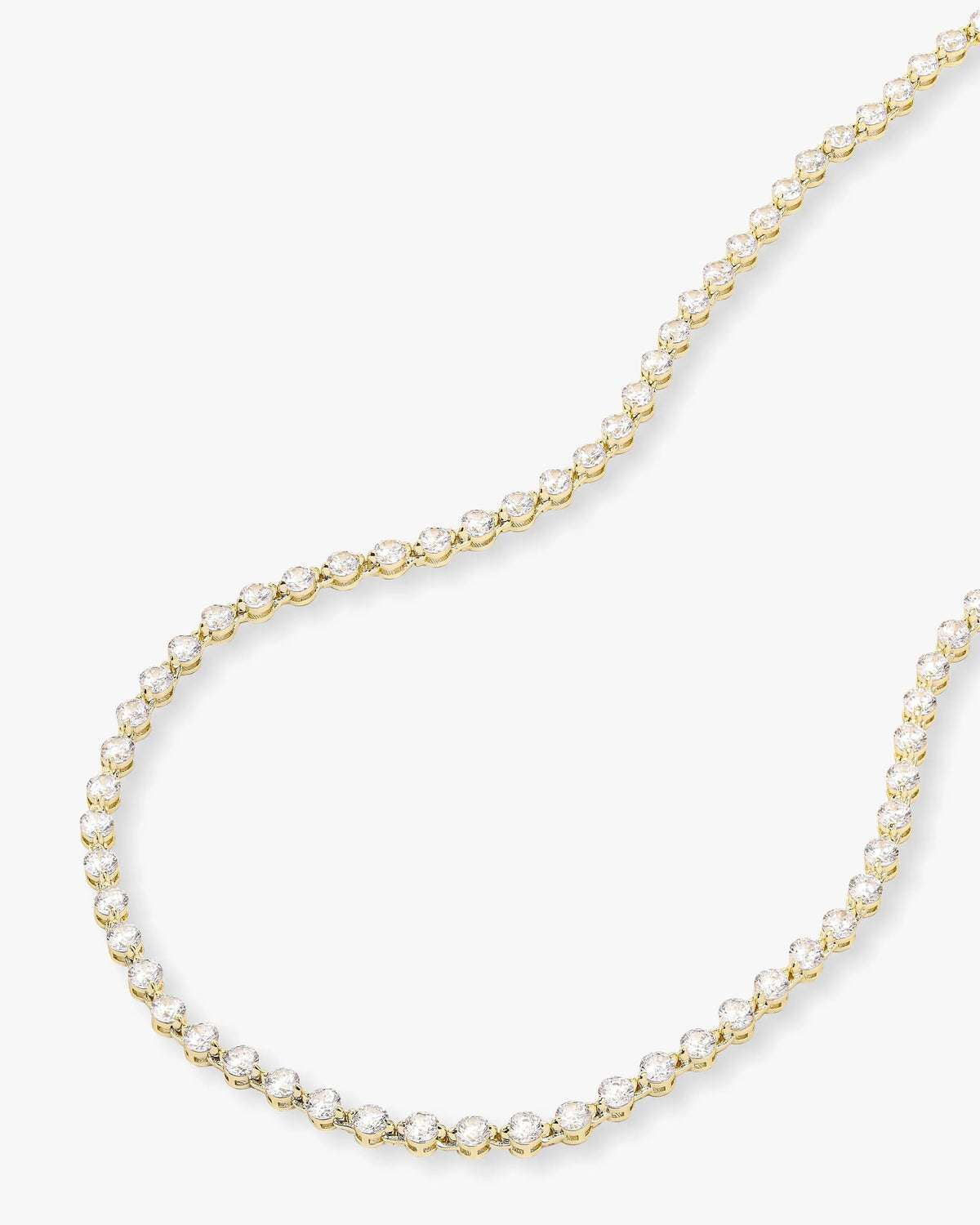 She's an Icon Tennis Necklace 16" in Gold