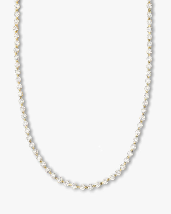 She's an Icon Tennis Necklace 16" in Gold